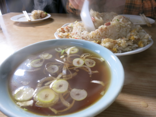 焼飯の中華スープ