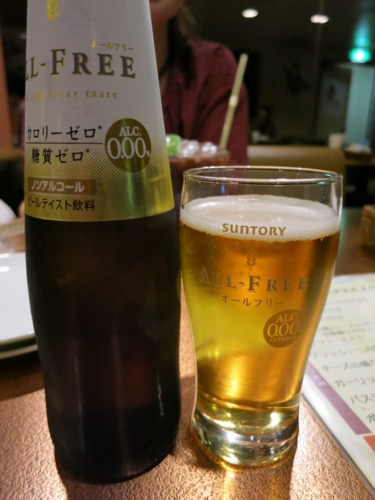 ノンアルコールビール(800円)