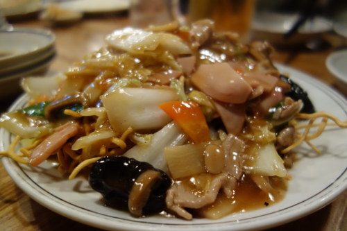 五目揚げ麺(750円)