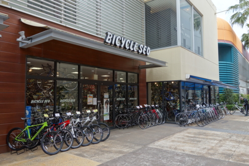 ららぽーとの自転車店