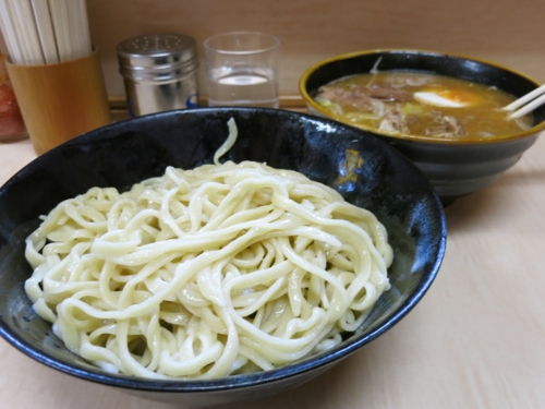 味噌つけ麺(麺)ヒヤモリ