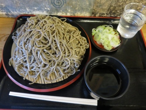 黒胡麻ダッタン蕎麦・大盛り(750円)