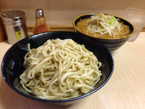 みそ付け麺(800円)【麺】ヒヤモリ