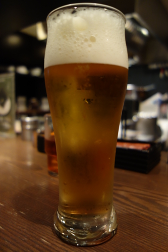 生ビール(500円)