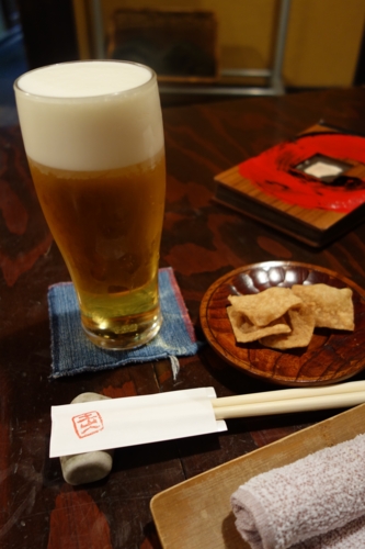 生ビール(540円)