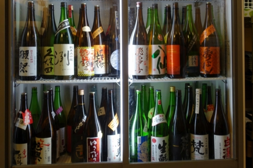 日本酒の冷蔵庫