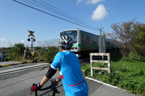 成田線の踏切