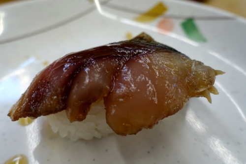 鯖漬け寿司(150円)