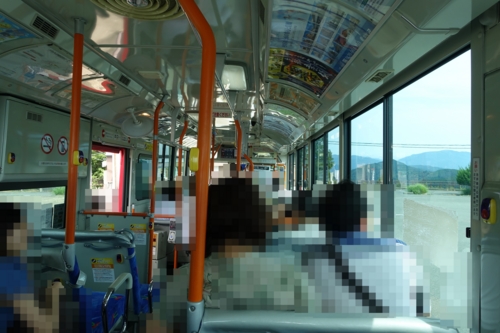 比叡山内シャトルバスに乗る