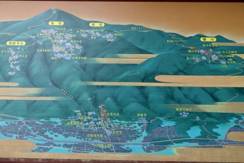 比叡山山内案内図