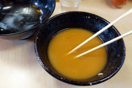 味噌つけスープ
