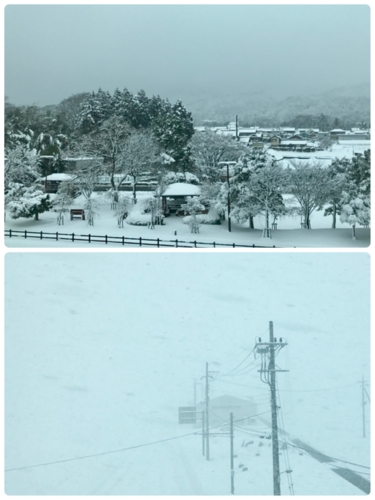 関ヶ原の吹雪
