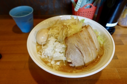 ガッツリ麺【？盛？トッピング】(？円)+みそ(50円)