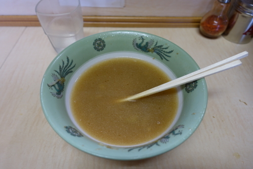 やや乳化スープ