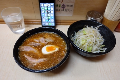 つけ麺(汁)別丼ヤサイ