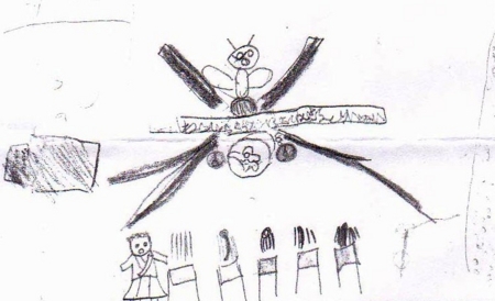平和小２年生児童の描いたイラスト