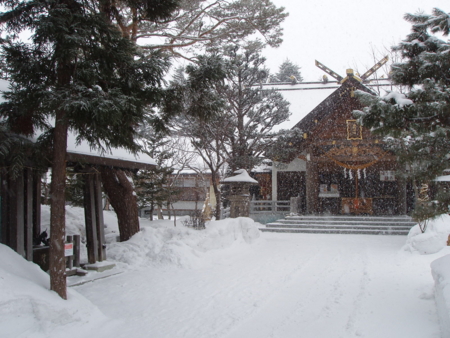 平成24年1月 西野神社境内の風景