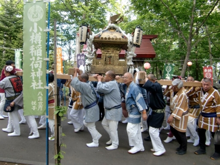 平成24年 小樽稲荷神社 神輿渡御