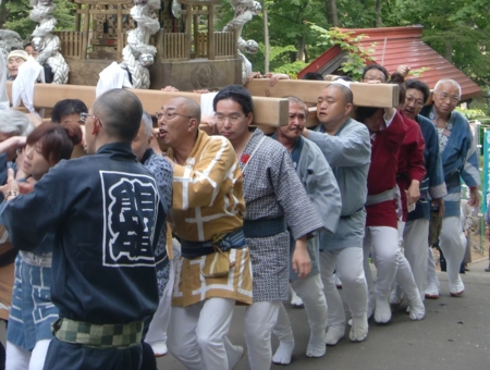 平成24年 小樽稲荷神社 神輿渡御