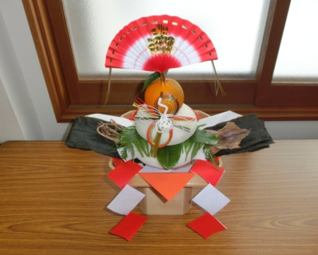 平成26年12月　西野神社の鏡餅