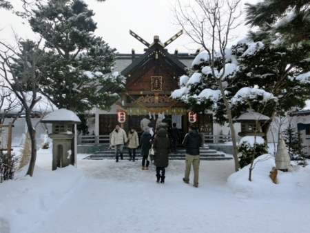 平成27年正月 西野神社（拝殿）