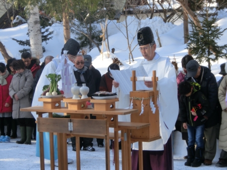 平成27年　西野神社 古神札焼納祭