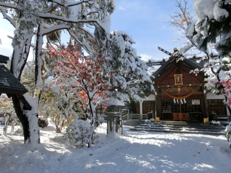 平成28年11月上旬の西野神社の風景