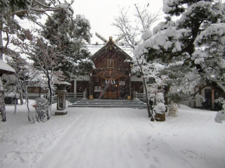 平成28年12月6日　西野神社 雪景色