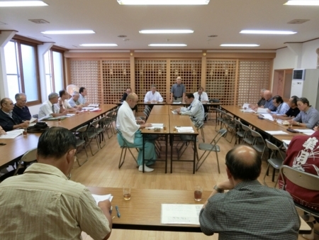 平成29年7月　西野神社総代会と崇敬4団体による合同会議