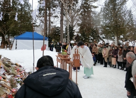 平成30年　西野神社 古神札焼納祭