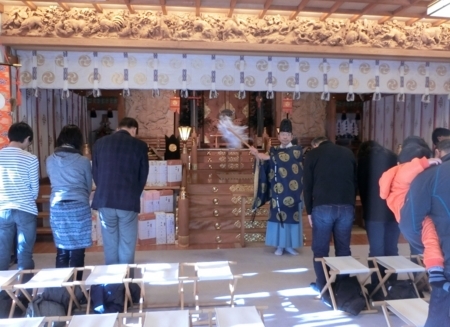 平成30年　西野神社での新年御祈祷