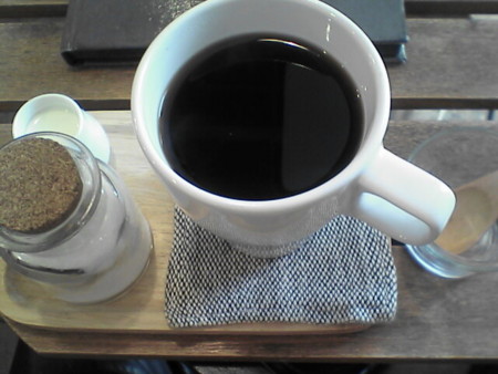 ホットコーヒー（dark）＠VCROP cafe