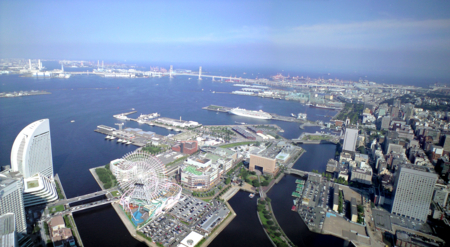 横浜ランドマークタワーからの眺望