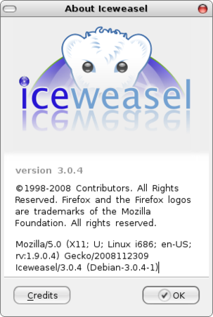 About Iceweasel