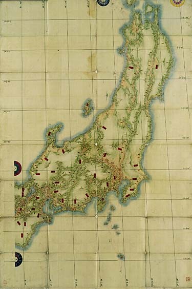 大日本沿海輿地全図 小図 本州東部