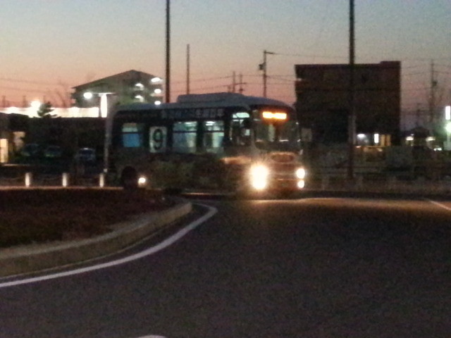 20140124 17.43.10 桜井駅 桜井西線 バス