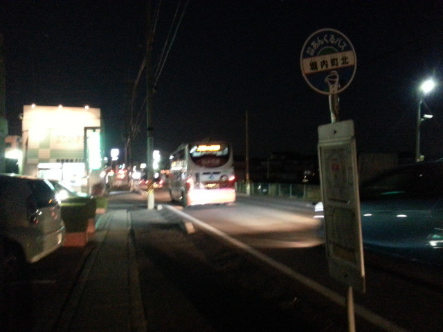 20140124 17.51.25 堀内町北 桜井西線 バス