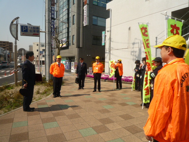 2014.4.9 JR安城駅ふみきり事故防止キャンペーン
