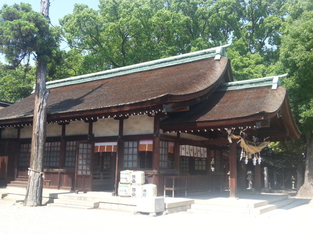 20140608 14:33 知立神社 - 拝殿