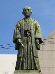 岡田菊次郎の銅像 - JAあいち中央本店 （びがろうさん）
