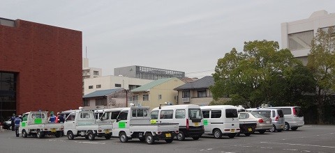 2015.2.23 町内会あおぱと出発式 (7) あおぱと集結
