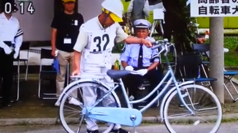 20150627 あんじょうし交通安全きらめき自転車大会 - NHK放映