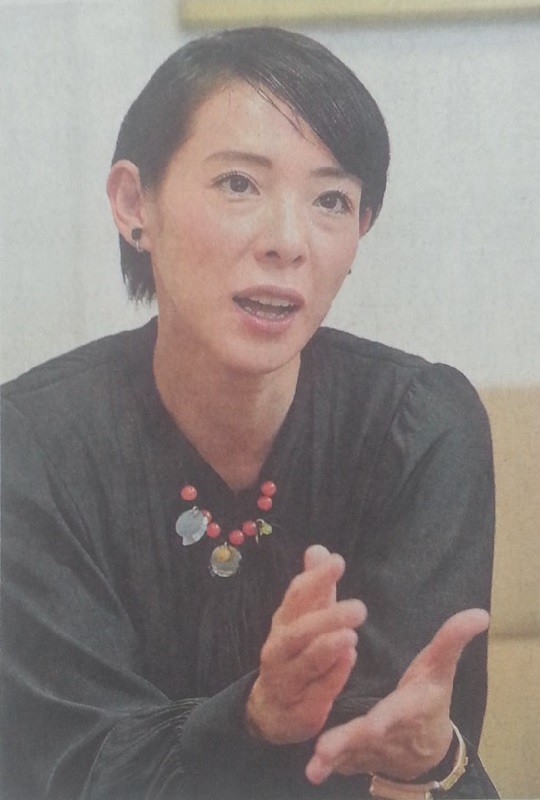 ゆずりは代表の高橋亜美さん - ちゅうにち 2015.12.25 (0) 540-800