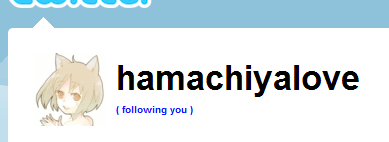hamachiyalove is follow me