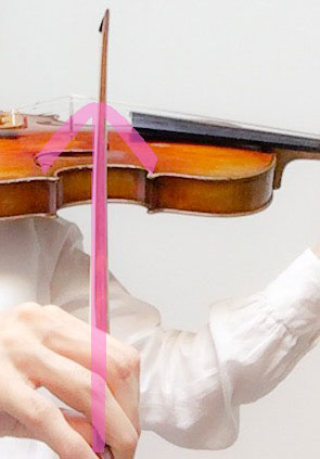 アップボウの弓先から弾く方法２ 東京･中野･練馬･江古田・ヴァイオリン・ヴィオラ・音楽教室